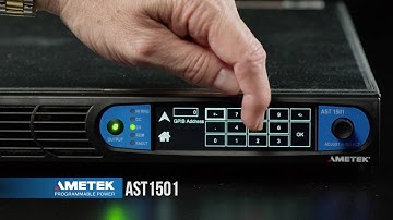 Asterion AC 1.5kVA Power Source - Setting Up Communications - How To Video
