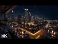 Elegant Night Jazz 🌆 Luxury Rooftop Bar in Chicago 🎷 Smooth Jazz Saxophone Music for Sleeping
