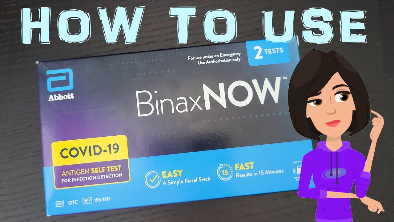 BinaxNOW COVID19 Antigen Self Test [How To / Quick Guide] YouTube
