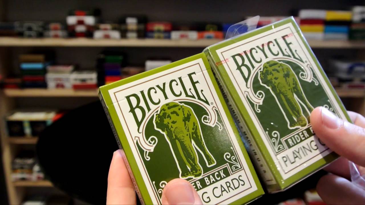 Bicycle Elephant Deck Unboxing + Surprise! YouTube