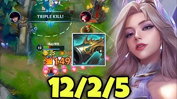 WILD RIFT ADC // THIS CAITLYN IS SOO GOOD WITH THIS BUILD AND RUNES IN PATCH 6.3C GAMEPLAY!