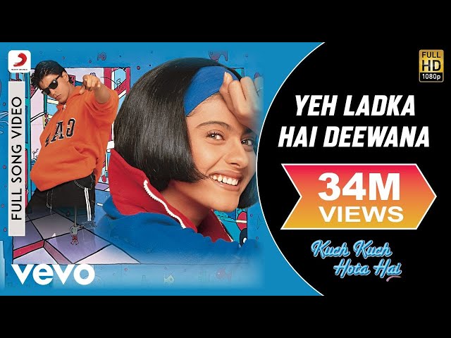 Yeh Ladka Hai Deewana - Full Video |Shah Rukh Khan,Kajol |Udit Narayan,Alka Yagnik class=