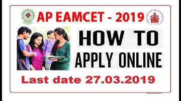 AP EAMCET 2019 | How to fill AP EAMCET 2019 | ఎంసెట్ కి ఎలా అప్లై చేయాలి