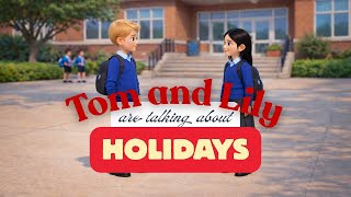 Tom and Lily Talking About Holidays | Daily English Dialogue