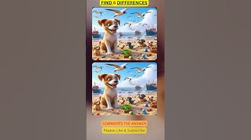 Spot the 6 Differences | Brain workout game #shorts #shortsfeed #brainteasers