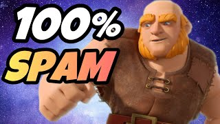 100% SPAM BROKEN DECK CLASH ROYALE