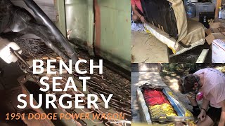 Converting a 1960s Truck Bench Seat for my Dodge Power Wagon - Restoration Part 6