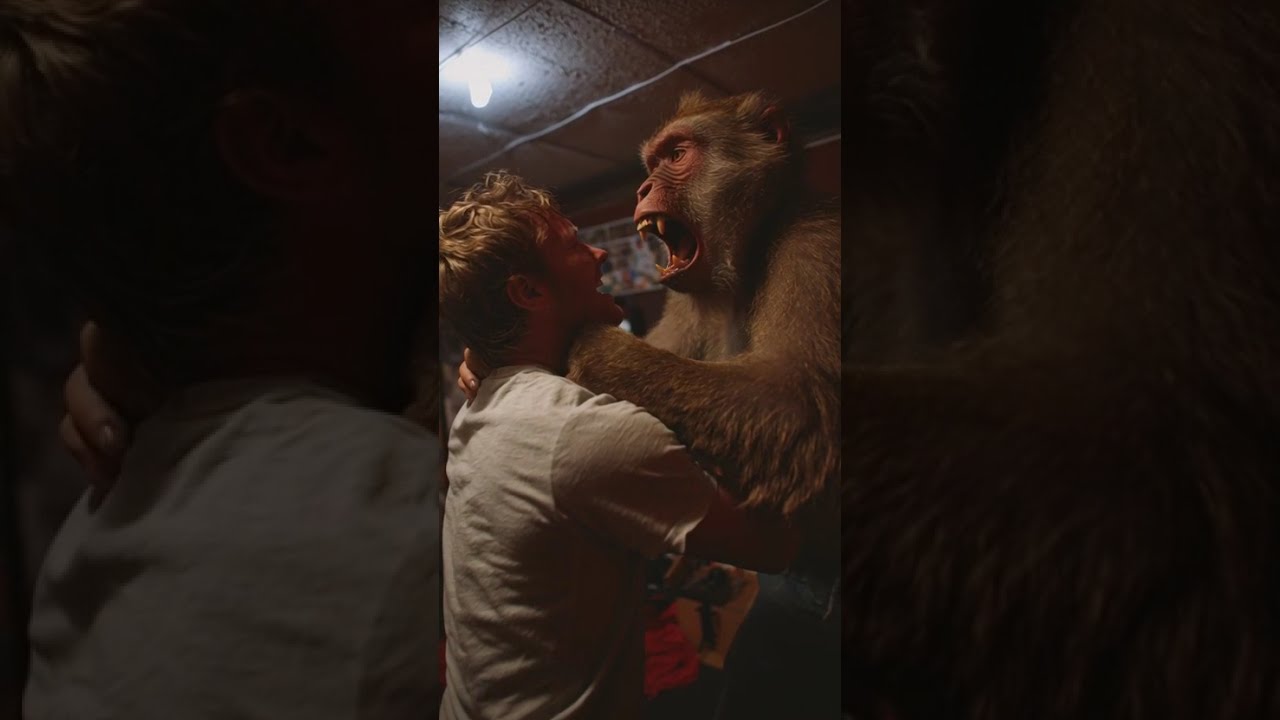 Man vs 🤬😯Monkey  