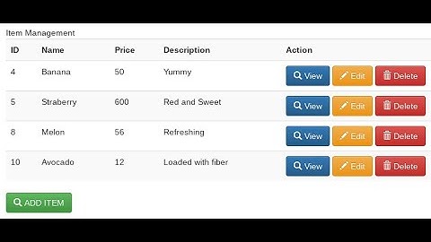How to Create CRUD Application in PHP