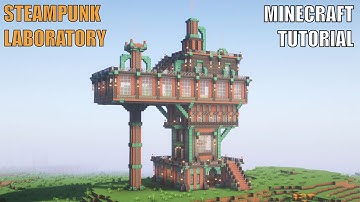 Minecraft: How to Build Steampunk Laboratory - Tutorial