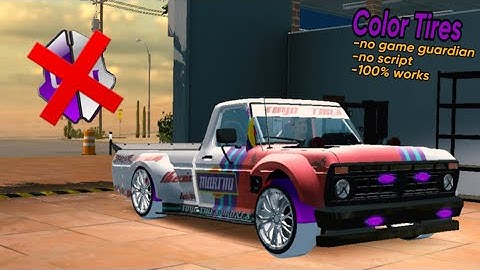 how to change the tires color in car parking multiplayer | Without Game Guardian