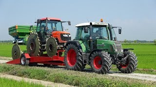 Kubota M108S | Amazone Z-AM1500 | Fendt 412 vario