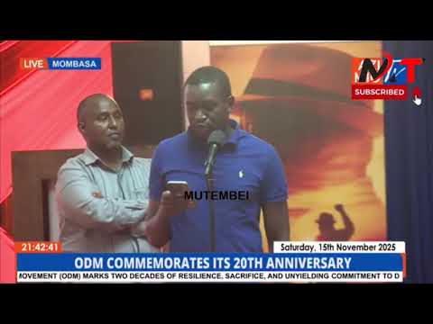 Sad Uhuru Kenyatta Sends Emotional Message To ODM On Its 20th Anniversary Celebrations In Mombasa