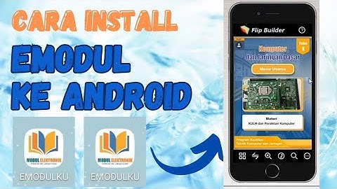 CARA INSTALL EMODUL DI ANDROID | Emodul