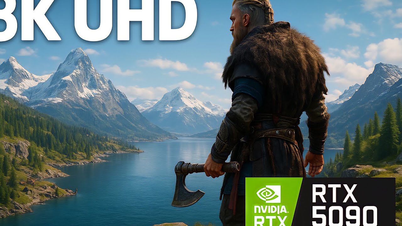 ASSASSIN'S CREED VALHALLA - RTX 5090 32GB (8K Maximum Settings RTX ON / DLSS ON)