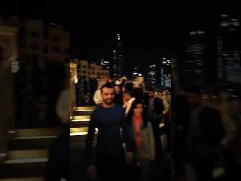 Dubai fountain light (mall of Emirates) 2021