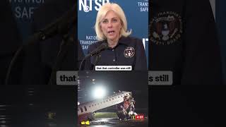 NTSB head warns against blaming air traffic controllers for deadly Air Canada collision #shorts