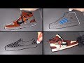 Shoes Brand Pancake Art - Nike jordan, Adidas, Vans
