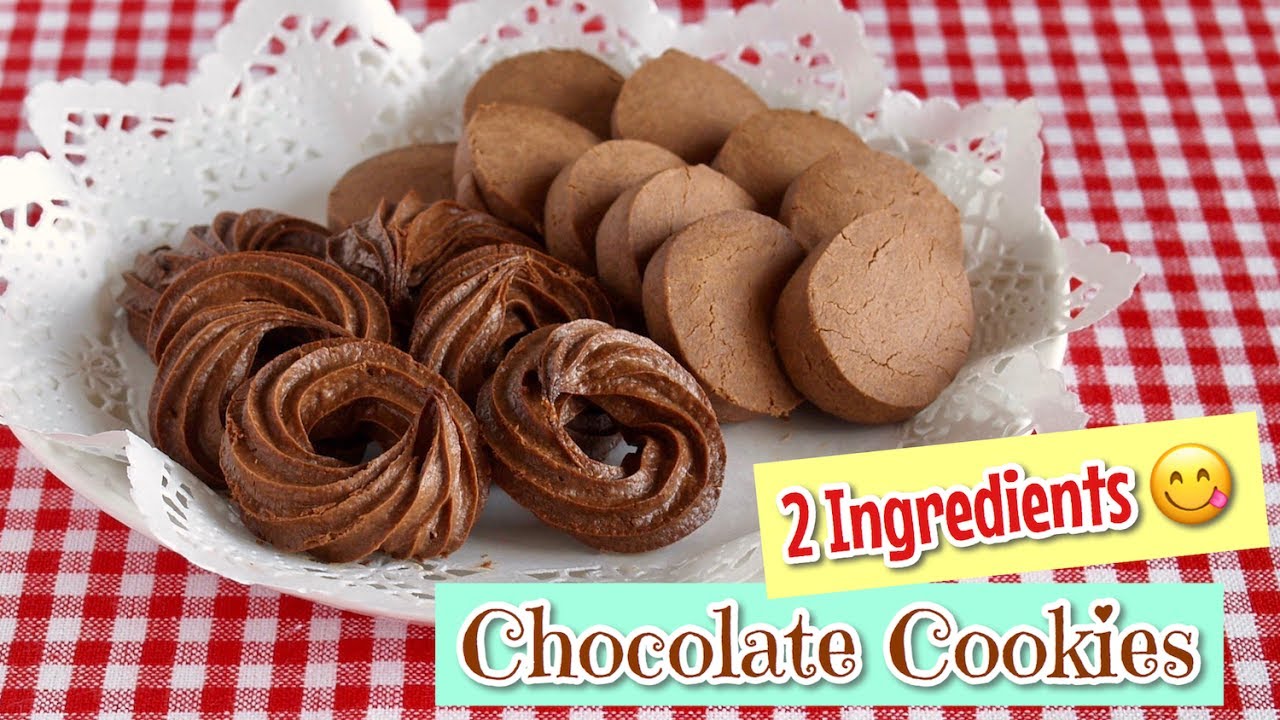pipi、手作りクッキー 2-Ingredient Icebox and Piped Chocolate Cookies 材料2つでアイス