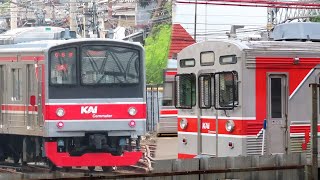 Krl Livery Terbaru Nonton Kereta Api Krl Commuter Line Jr 205 Dan Tokyu 8500 Livery Baru Jakarta