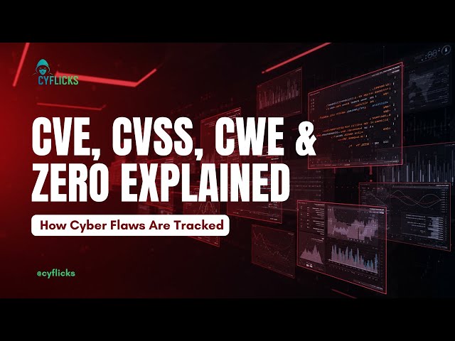 Understanding CVE, CVSS, CWE & Zero-Day Vulnerabilities