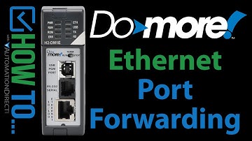Do-more PLC Connect to a Remote PLC via Port Forwarding from AutomationDirect