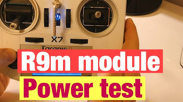 FRSKY R9M power output test 10-500mw