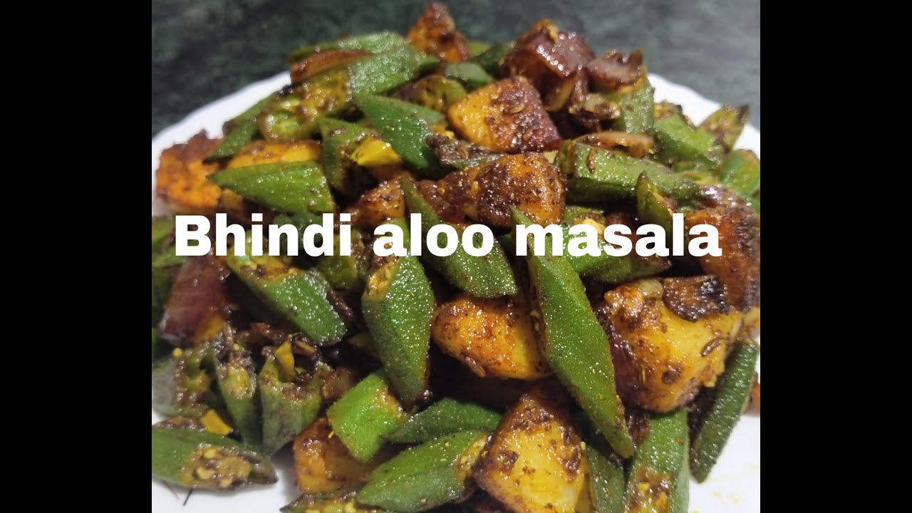 Bhindi aloo pyaz masala ଭେଣ୍ଡି ଆଳୁ ମସଲା ।।। bhindi aloo recipe.. - YouTube