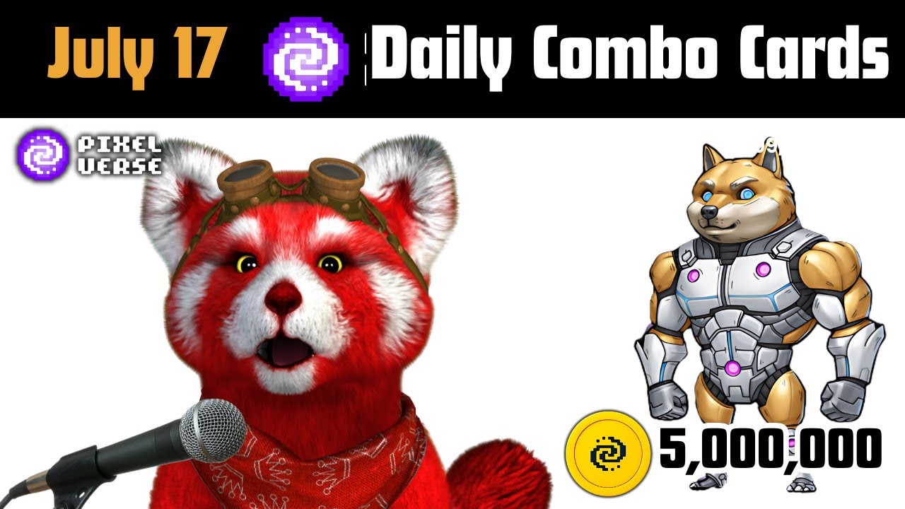 JULY 16 PixelTap Daily Combo - 5M+ Pixelverse COINS!!