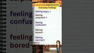 10 Advanced Adjectives for Everyday Feelings | Boost Your Vocabulary #shorts