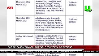 ECG Releases ‘Dumsor’ Timetable For Volta, Oti Regions