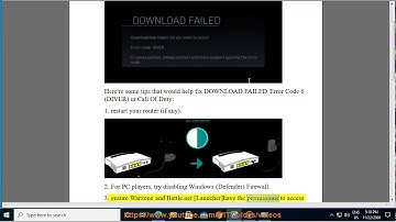 Fix DOWNLOAD FAILED Error Code 6 (DIVER) in Call Of Duty on Windows 10/8/7