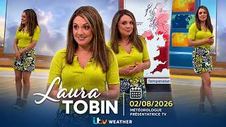 Laura Tobin Weather Forecast for the UK (03/08/2026)