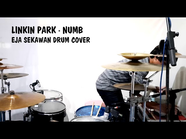 LINKIN PARK - NUMB | Drum Cover by Eja Sekawan class=