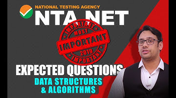 NTA UGC NET December 2019 Computer Science Expected Questions | Data structures