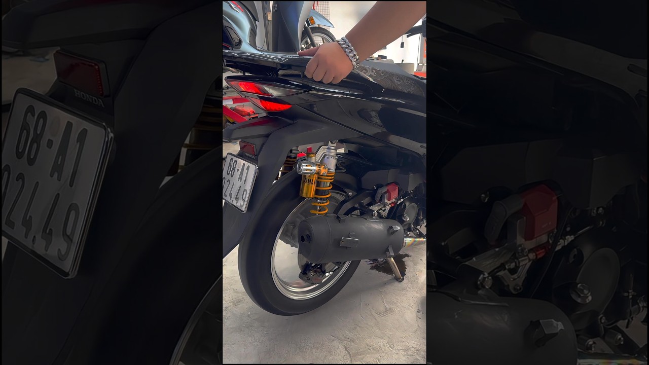 Thay nhớt Voltronic 2.5W40 cho SH350 PXL - HYPER CARE AUTO