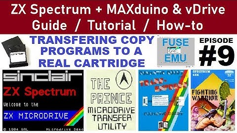 ZX Spectrum + MAXduino & vDrive. Episode #9