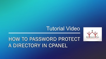 How to password protect a directory in cPanel