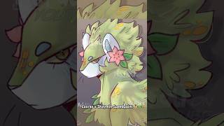 Luxray x Shaymin Speedpaint #ibispaintx #pokemon #art #drawing #pokemonfusion #shorts #fyp #anime