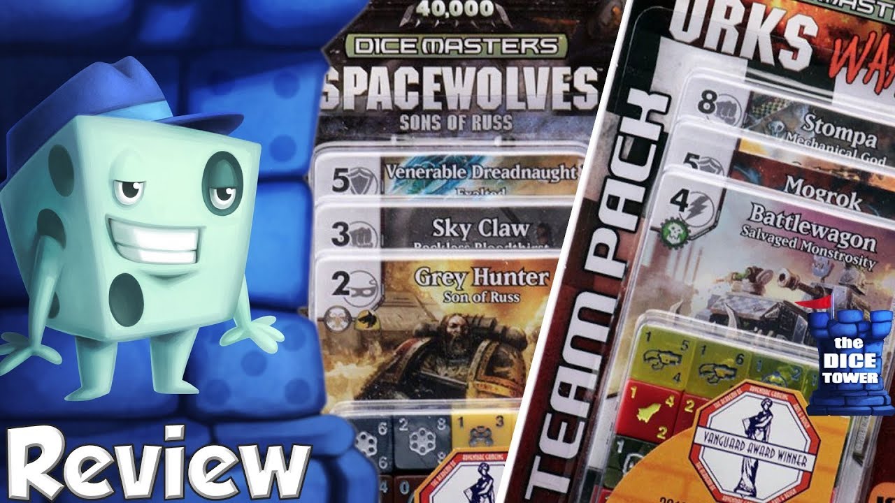 Warhammer 40K Dice Masters Team Packs Review - with Tom Vasel