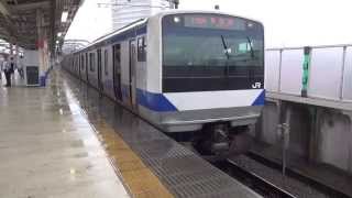 E531系カツK417編成 普通 勝田行き 南千住発車
