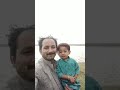 Our beautiful village in rainy season  with my son zohaib aslam on chanab river