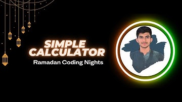 Building a Simple Calculator using Python, UV, and Streamlit | Ramadan Coding Nights