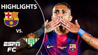 Barcelona vs. Real Betis | LALIGA Highlights | ESPN FC