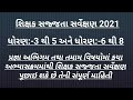 શિક્ષક સજ્જતા સર્વેક્ષણ 2021 | આવનાર સર્વેક્ષણનો સંપૂર્ણ અભ્યાસક્રમ.