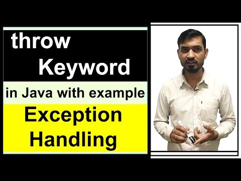 throw Keyword in Java Exception Handling with Example in Hindi