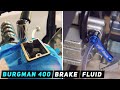 Suzuki Burgman 400 Rear Brake Fluid Change | Mitch's Scooter Stuff