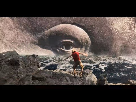 Luffy singing to Laboon in One Piece Season 2 episode 2