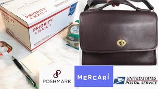 POSHMARK AND MERCARI: GUIDE FOR PACKING LEATHER HANDBAG / PURSE