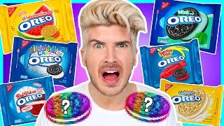 MIXING EVERY OREO FLAVOR TOGETHER! - TASTE TEST